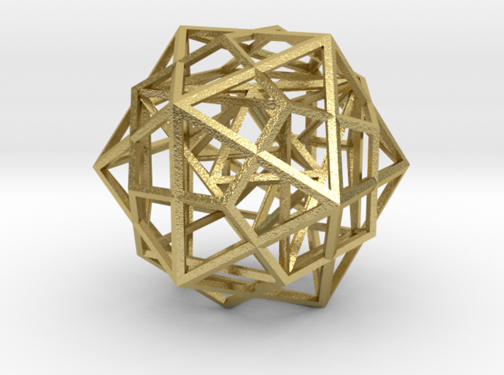 Nested Platonic Solids - Small 3d printed