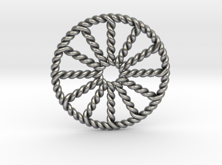 Twisted Zodiac Wheel 3d printed