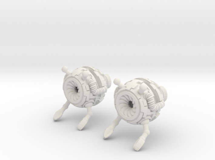 Bot Earrings 3d printed