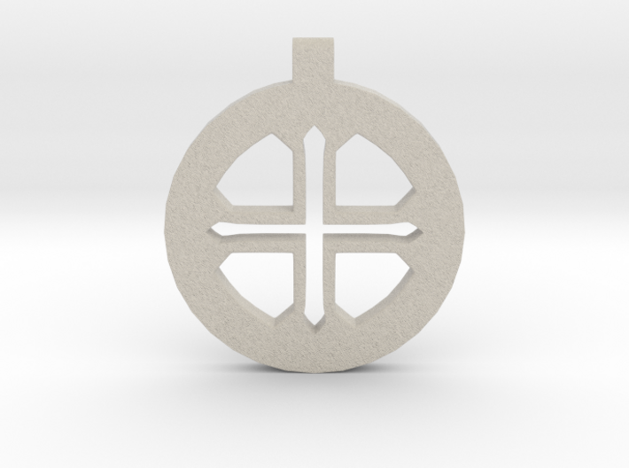 Medieval Amulet 3d printed