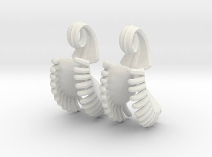 Venus Fly Trap Earrings 3d printed