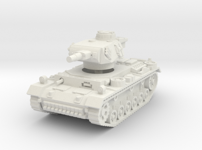 Panzer III N 1/100 3d printed