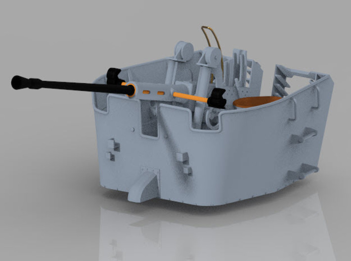 Bofors 40mm L/70 MEL Wanne 1:25 3d printed 