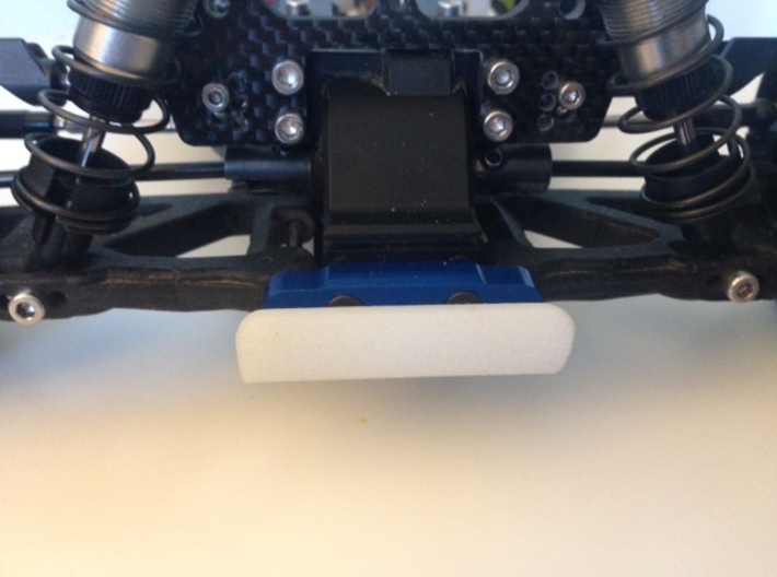 Kyosho Lazer ZX - Custom Front Bumper 3d printed 