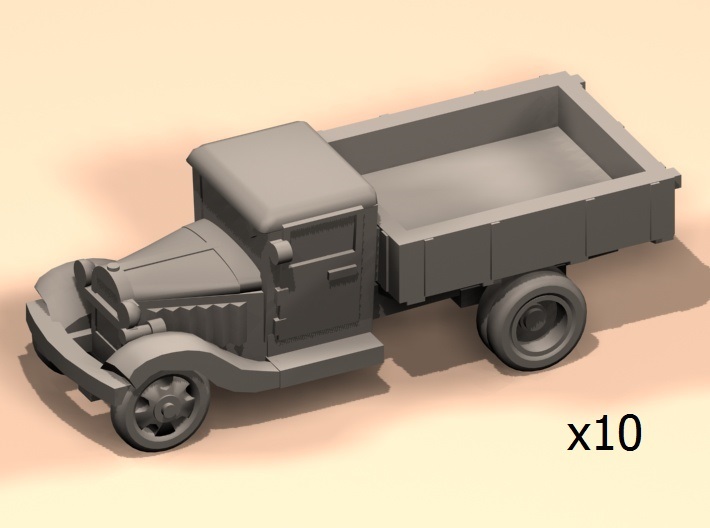 6mm GAZ-AA miniature 3d printed