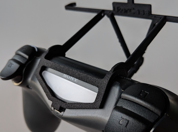 Controller mount for PS4 & Samsung Galaxy A71 - To 3d printed Over the top - front