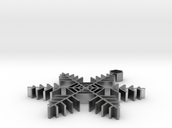 Snowflake_Winter Country 3d printed