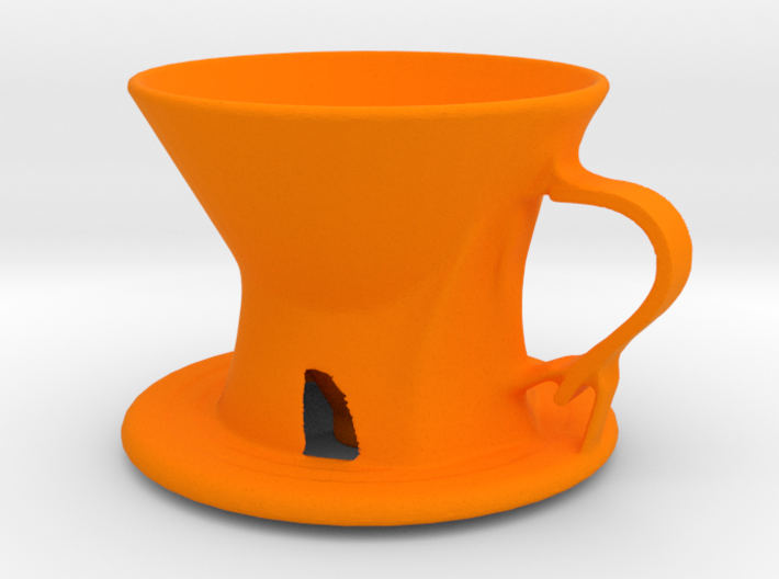 Generative Designed Coffee Dripper_S01 3d printed