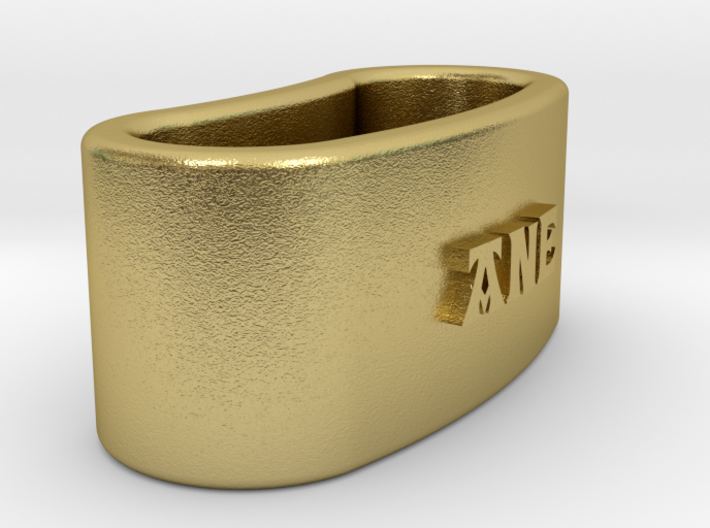 ANE 3D Napkin Ring with lauburu 3d printed