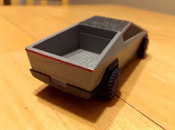 Cybertruck V1 3d printed hand painted sample