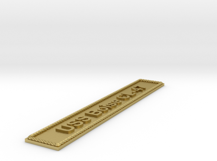 Nameplate USS Boise CL-47 3d printed