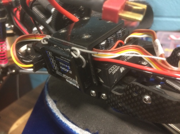 JBRC rx Mount for the Mamba X ESC 3d printed Prototype image 2