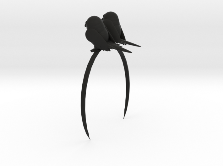 Stand here-Standing Parrot Headband 3d printed