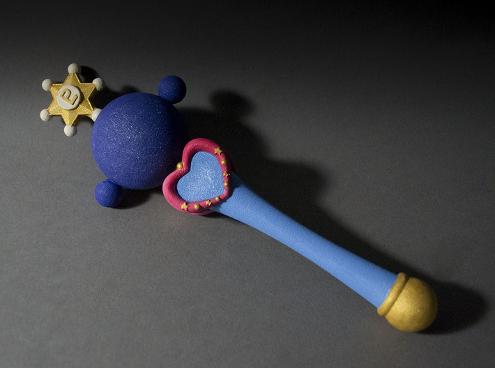Pluto Planet Wand 3d printed