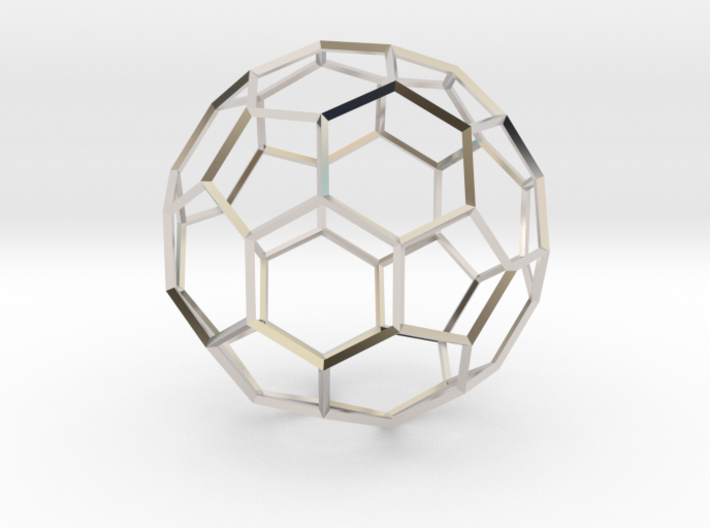 Soccer Ball - wireframe 3d printed
