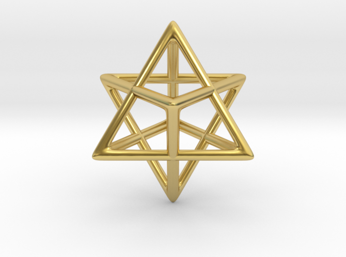 Star Tetrahedron Pendant 3d printed