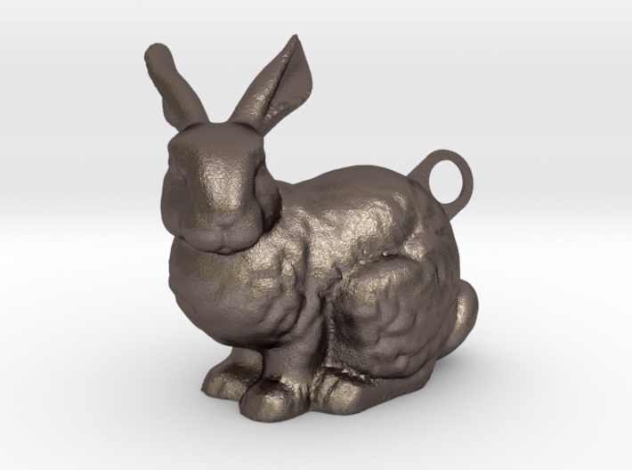 Stanford Bunny Keychain 3d printed