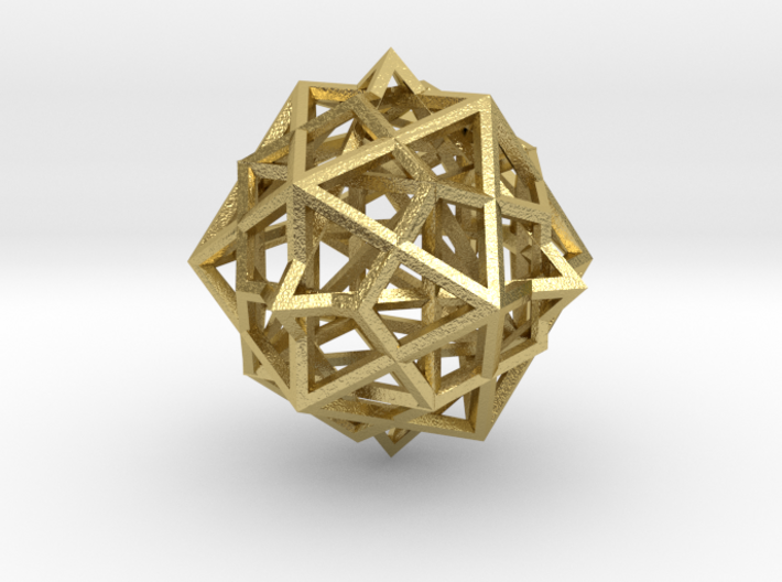 nested platonic solids - 3 cm 3d printed