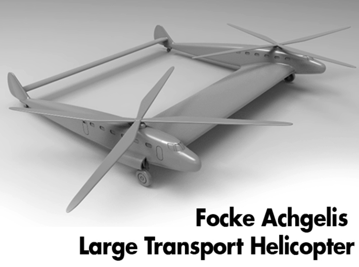 (1:144) Focke Achgelis Large Transport Helicopter 3d printed