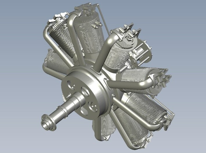 1/15 scale Clerget 9B 130 Hp radial engine x 1 3d printed 