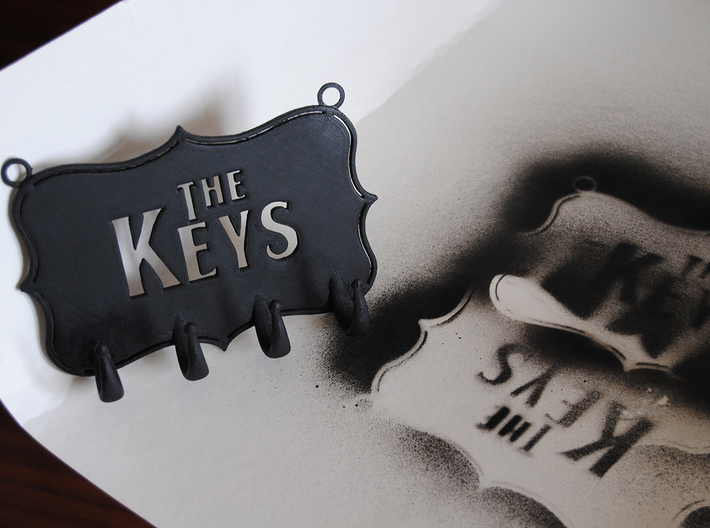 Key Hanger 3d printed