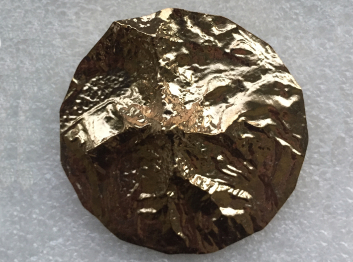 Ama Dablam, 2-inch in Bronze 3d printed 