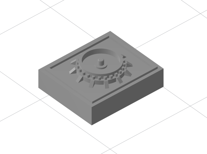 Moebius EVA Pod Earmuff Details 3d printed A more accurate port deflector detail.