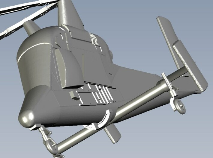1/87 scale Kaman K-1200 K-MAX helicopter 3d printed 