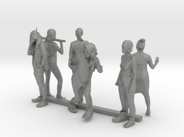 S Scale Working Women 1 3d printed This is a render not a picture