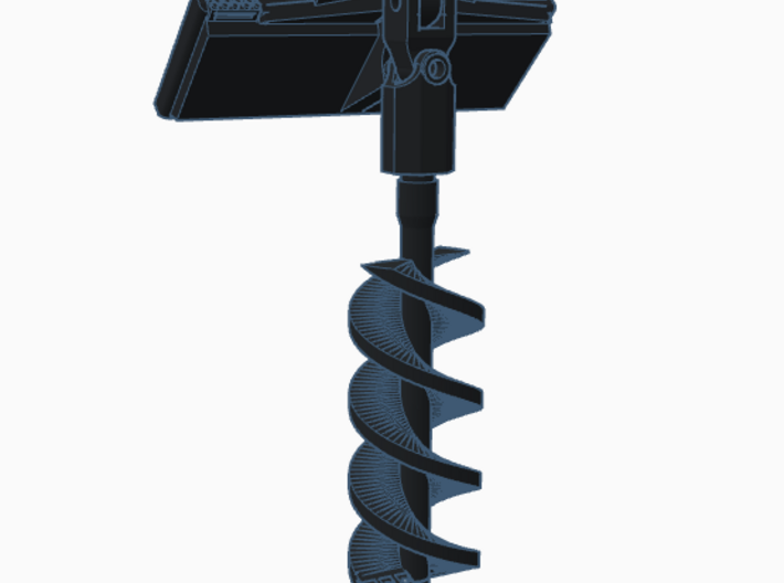 1:50 Auger for Bobcat S750 Coupler 3d printed 