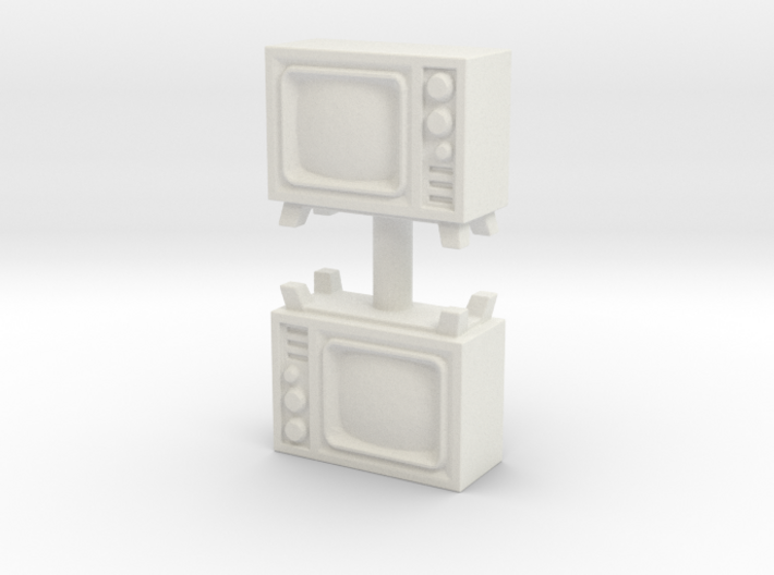 Old Television (x2) 1/72 3d printed