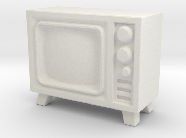 Old Television 1/48 3d printed