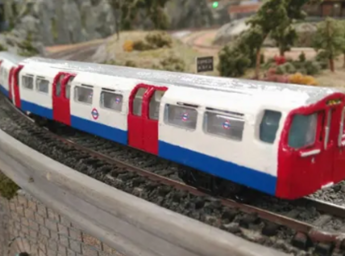 London Underground 1972 H0 Middle Coach 3d printed