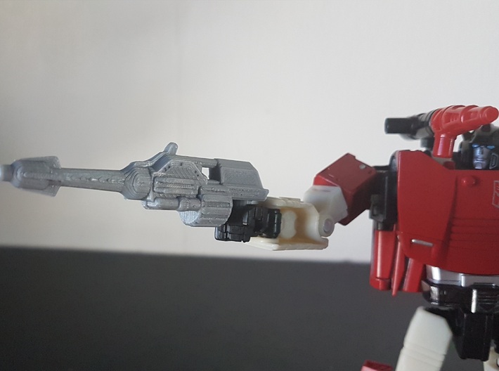 Transformers WFC Siege Energon Battle Pistol 3d printed Please excuse the roughness of my print
