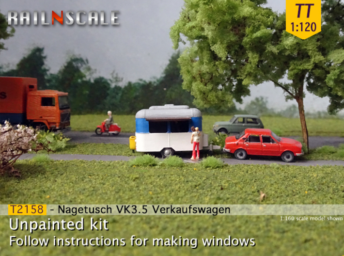 Nagetusch VK3.5 Verkaufswagen - Öffnung rechts TT 3d printed