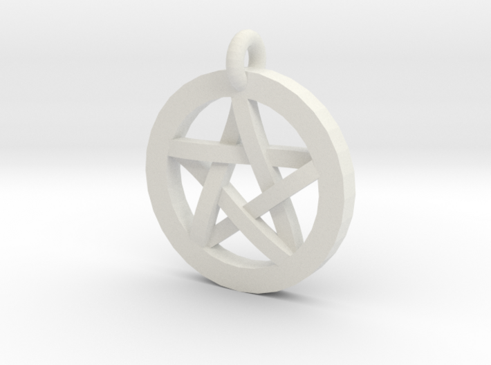 Pentacle Charm 3d printed