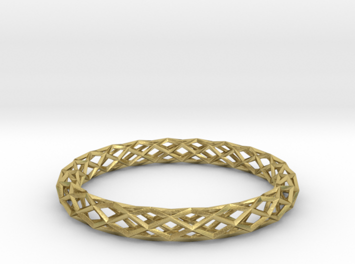 Diamond Check Bracelet 3d printed