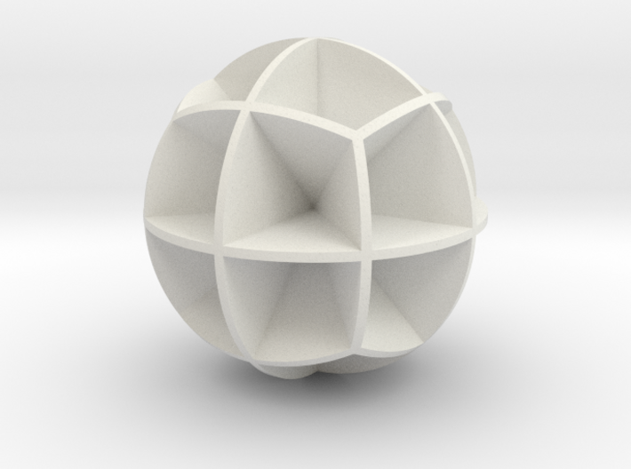 DRAW geo - sphere 24 cut outs 3d printed 