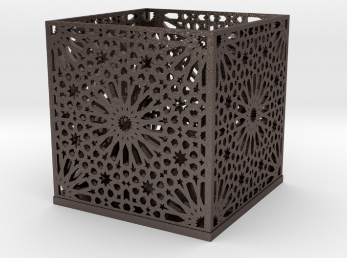 Arabic Pattern Candle Holder 3d printed