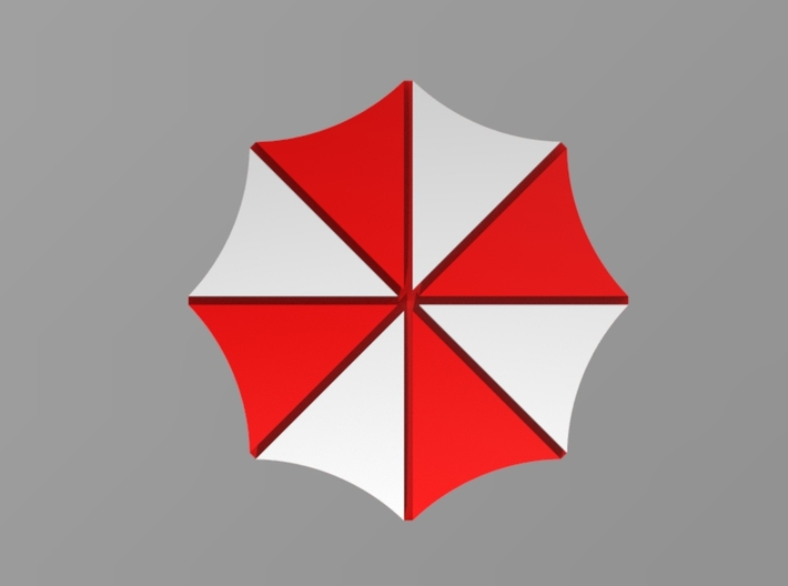 Umbrella - icon 3d printed 
