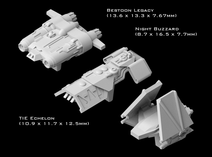 (Armada) First Order Transport Set I 3d printed