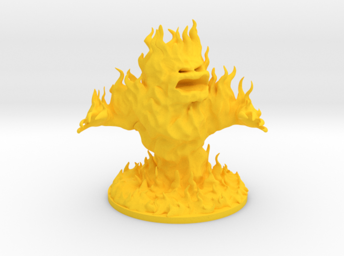 Fire Elemental 3d printed 