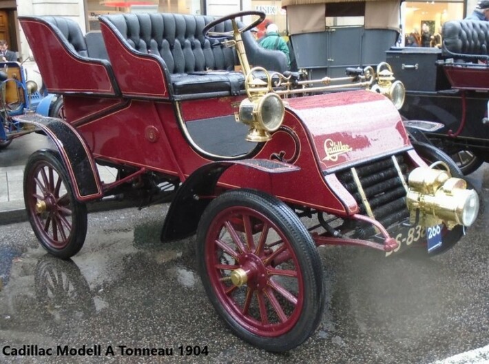 Cadillac Modell A Tonneau 1903-1904 1/24 3d printed 