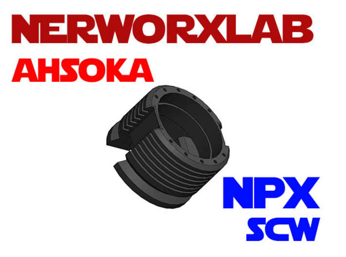 NWL Ahsoka - Neopixel pogo-pin holder Style2 3d printed