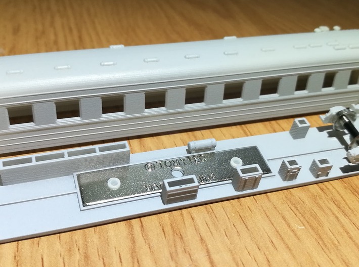 N scale compartment sleeper Type18 3d printed 