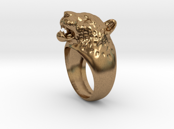 Leoparg Ring 3d printed