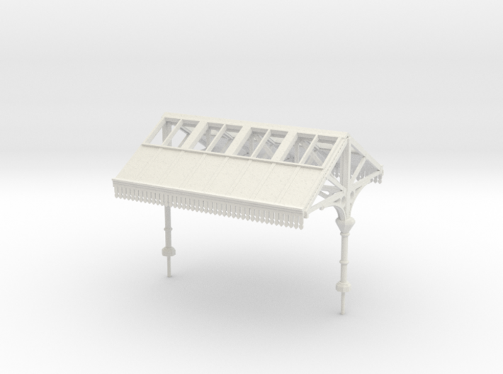 Platform Canopy Section 1 - 4mm Scale 3d printed