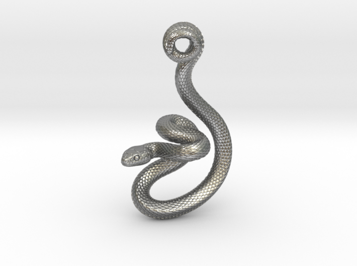 Snake Pendant_P03 3d printed