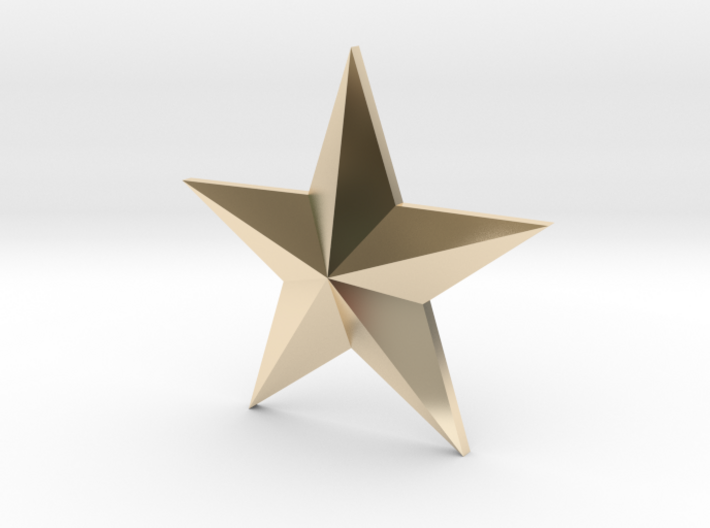 Cosplay 3D Star Earring - 5 size options 3d printed