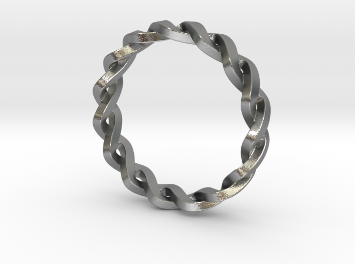 Double Wave Ring 3d printed